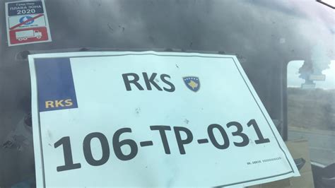 Policija Kosova recipročno skida tablice iz Srbije na sjeveru protest