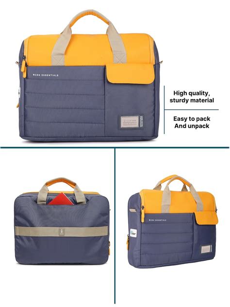 Uppercase Omega Blue Polyester Laptop Messenger Bag
