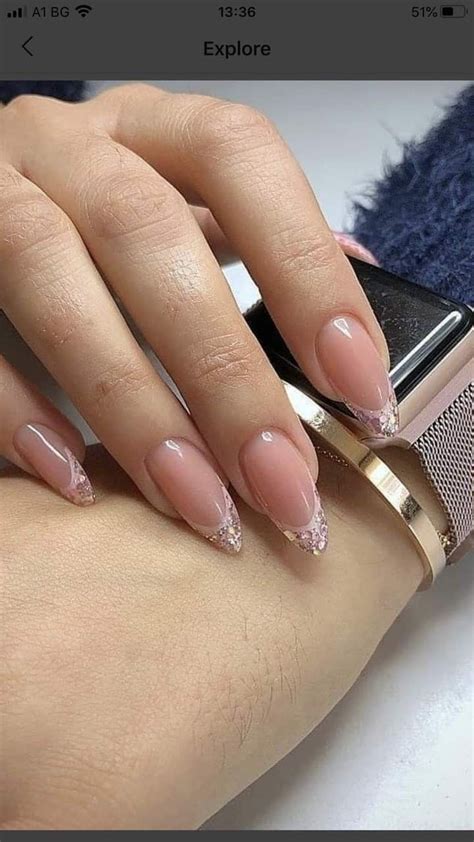 Pin By Dianitux Pach On Nails Gel Nails Simple Nails Nude Nails