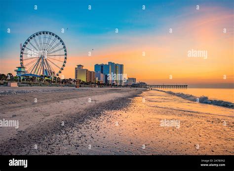 Myrtle Beach Skywheel Aerial Hi Res Stock Photography And Images Alamy