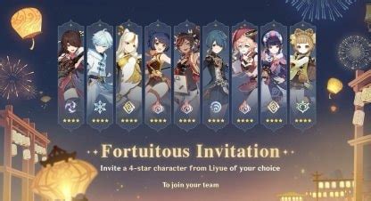 Genshin | Fortuitous Invitation Guide | Which Liyue 4-Star Should You ...