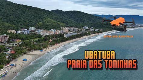 Ubatuba Praia Das Toninhas Em K Ultra Hd O Drone Autel Evo Nano