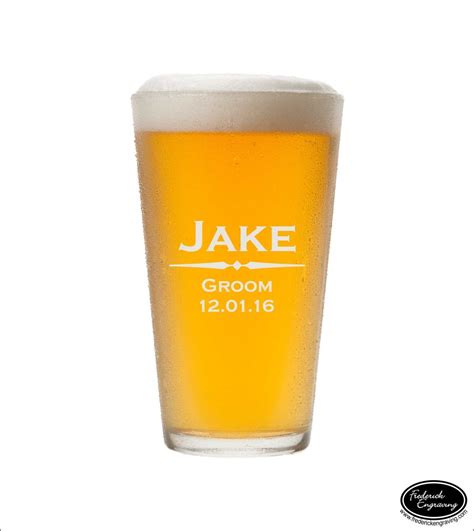 Custom Pint Glasses Ships Fast Engraved Pint Glasses