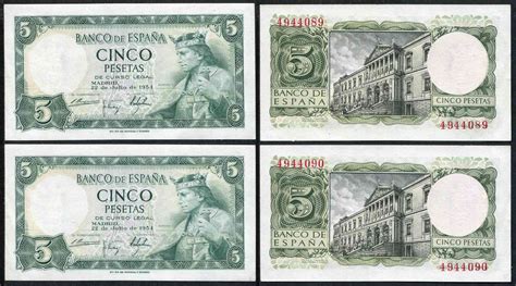 Espa A Billetes Estado Espa Ol N Pa Sc Aunc