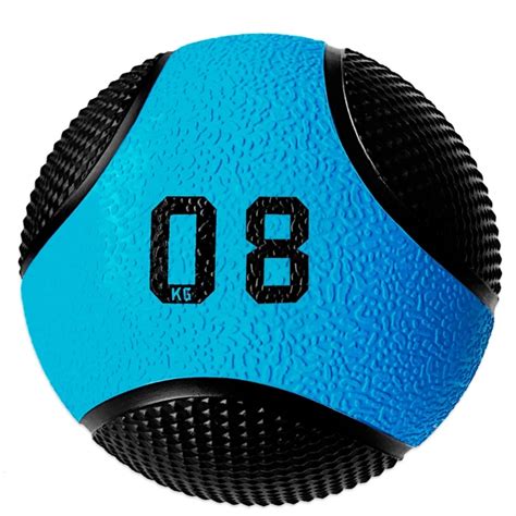 Mandiali E Shop Bola De Peso Medicine 8kg Profissional Azul Turquesa