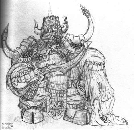 Compilation of Homebrew Chaos Dwarf Artwork & Concept Sketches