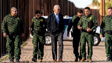 President Biden Makes First Visit To Mexican Border