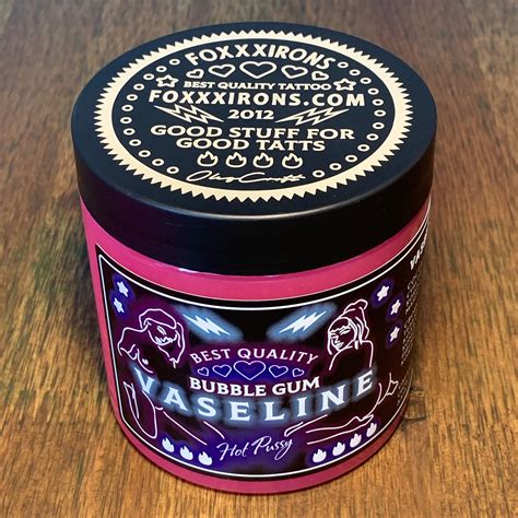 Vaseline Hot pussy Bubble gum Интернет магазин тату оборудования FoxXxIrons