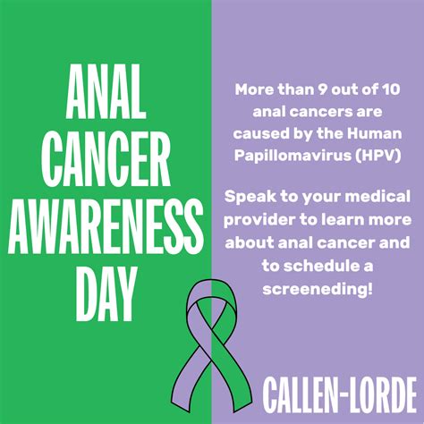 Anal Cancer Awareness Day Callen Lorde