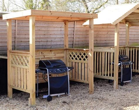 Softwood Garden Bbq Shelter Pent Or Apex Roof In 2020 Bbq Gazebo