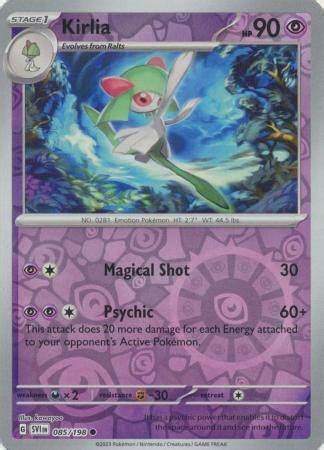 Kirlia 085 198 Common Reverse Holo Playset