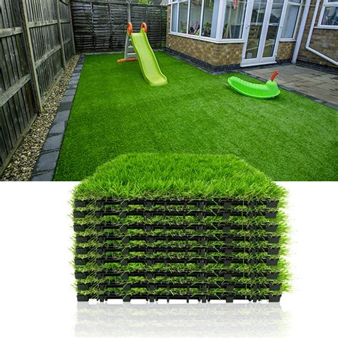 Snapklik Progoal Artificial Grass Turf Tile Fake Grass Flooring