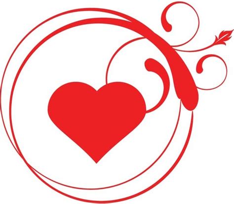 Love Heart Vector - ClipArt Best