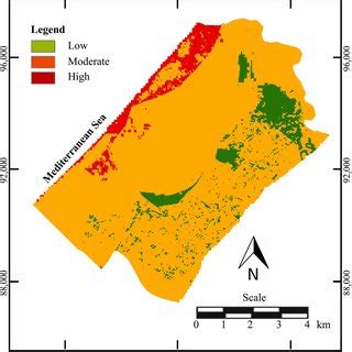 Map Showing The Spatial Distribution Of Ground Water Quality