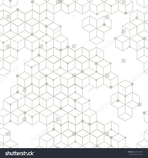 Seamless Modern Texture Geometric Background With Rhombus And Nodes