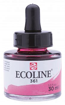 Акварель жидкая "Ecoline" банка 30мл №361 Розовый светлый RT11253611 ...