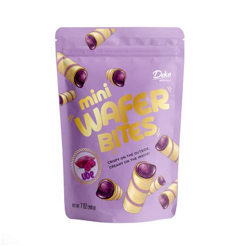 Deka Mini Wafer Bites Ube Oz Pack Of Amazon In Grocery