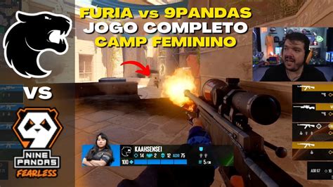 FURIA Fe Vs 9PANDAS Fe JOGO COMPLETO Mapa Anubis MD1 ESL Impact