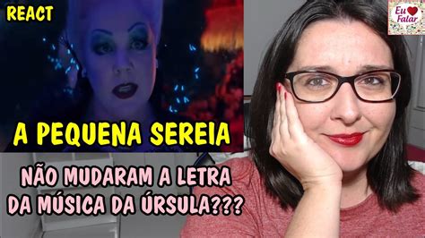 REACT Teaser de A PEQUENA SEREIA Poor Unfortunate Souls Não