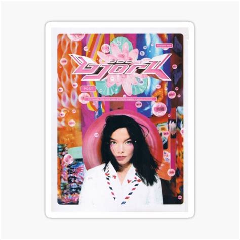 Bjork Y2k Pink Aesthetic Sticker For Sale By Elinguinness Redbubble