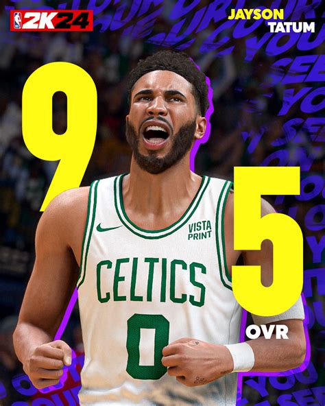 NBA 2K24 Ratings Reveal Tatum Operation Sports