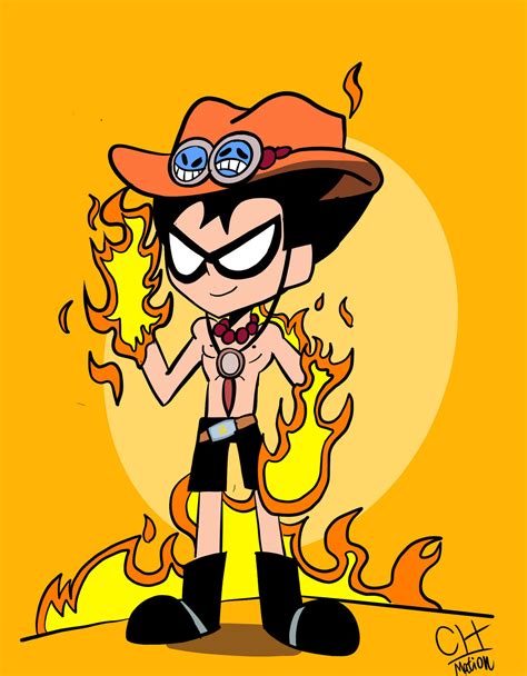 Cartoon Network X One Piece: Fire Fist Robin by Chanmations on DeviantArt