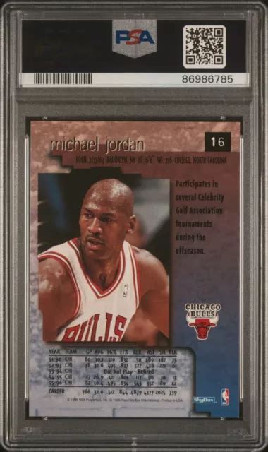 Skybox Premium Michael Jordan Psa Gem Mt Hof Eur