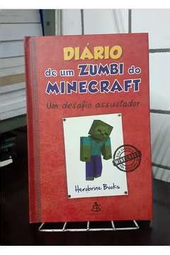 Livro Diário de um Zumbi do Minecraft um Desafio Assustador