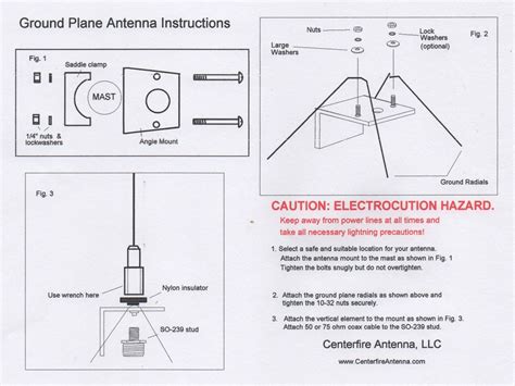 1/4 Wave Ground Plane Antenna Instructions – Base and Mobile Antenna ...