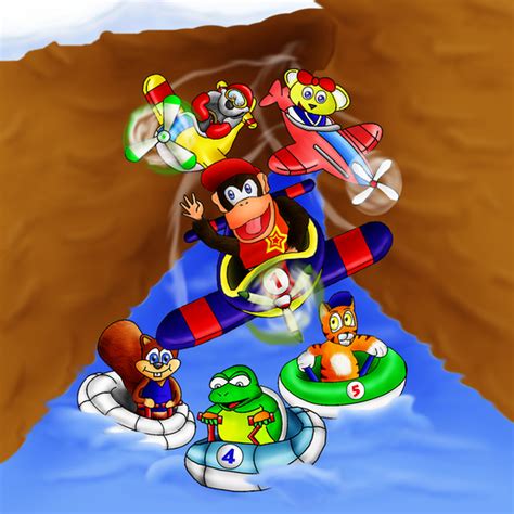 Diddy Kong Racing by aka-Best on DeviantArt