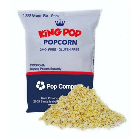 Jual Jagung Popcorn Mentah Merk Kingpop Kg King Pop Bal Kg King