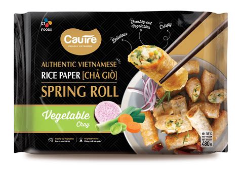 Cau Tre Rice Paper Spring Roll Vegetable 480g