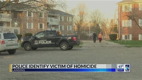 Lansing Police Identify Homicide Victim Youtube