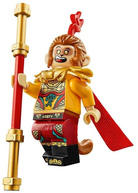 LEGO Monkie Kid MiniFig - MK015: Monkey King - Pearl Gold Shoulder Armor, Hobbies & Toys, Toys ...