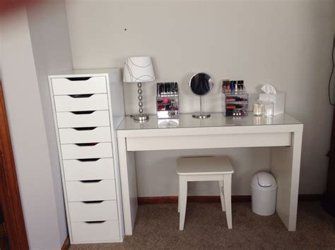 Ikea Alex Malm Table Ikea Vanity Ikea Makeup Vanity Furniture Vanity