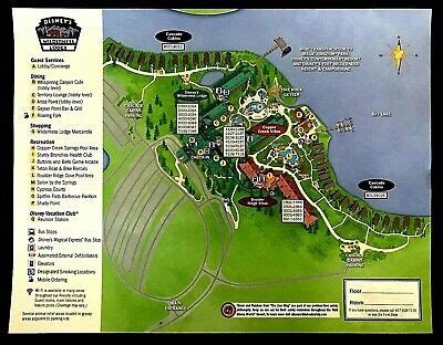 NEW Walt Disney World Wilderness Lodge Map + | Grelly USA