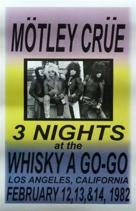 Pin by Tom Muraoka on Motley crue | Motley crue, Concert flyer, Motley ...