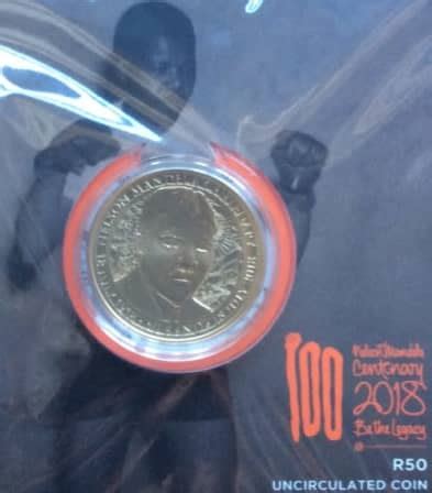 Other Mandela Coins SOUGHT AFTER NELSON MANDELA CENTENARY R50