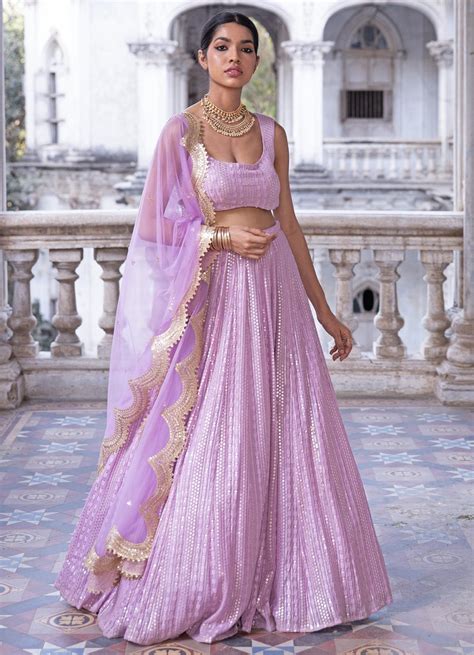 Ira Lilac Lehenga Set Renee Fabilicious Fashion