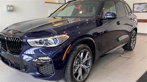 2021 Bmw X5 40i Msport Package Tanzanite Blue With Individual Tartufo