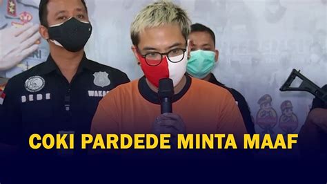 Coki Pardede Minta Maaf Usai Ditetapkan Tersangka Kasus Sabu Saya