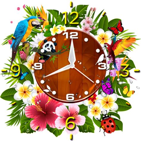 Flower Clock HD Live Wallpaper - Apps on Google Play