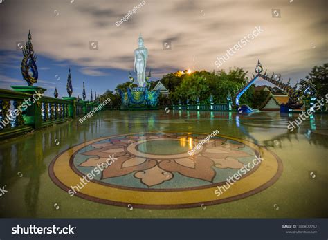 Background Thailands Chonburi Religious Attractions Wat Stock Photo