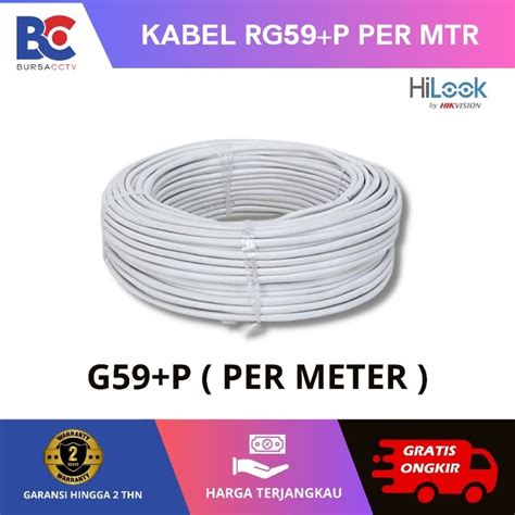 Jual Kabel Cctv Rg59 Power Harga Per Meter Shopee Indonesia