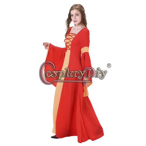 Medieval Renaissance Dresses Traditional Women Adult Vintage Royal