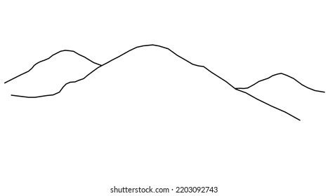 579 3 Mountains Sketch Images, Stock Photos & Vectors | Shutterstock