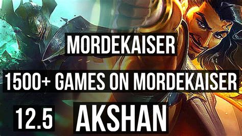 MORDE Vs AKSHAN TOP DEFEAT 1500 Games 6 Solo Kills 1 1M