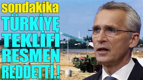 sondakika TÜRKİYE TEKLİFİ REDDETTİ NATO KAPISINI KAPATTI YouTube