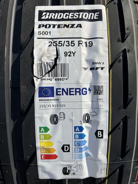 Set Of Two Brand New R Y Bridgestone Potenza S Rft Run