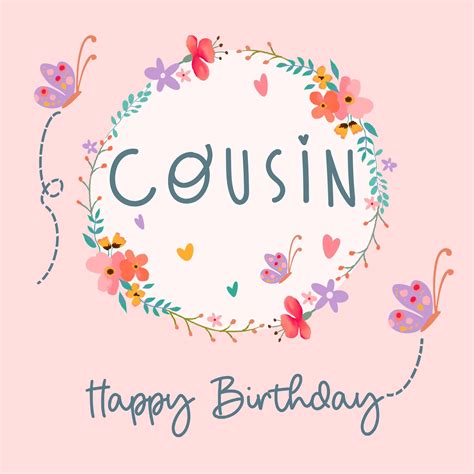 Cousin Happy Birthday Card Boomf